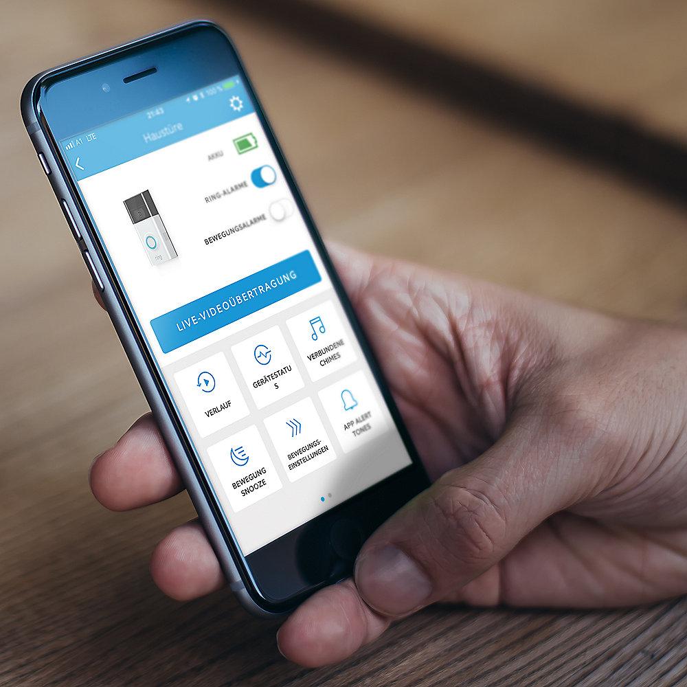 RING Video Türklingel 2 - WLAN, 1080p HD Video, Gegensprechfunktion