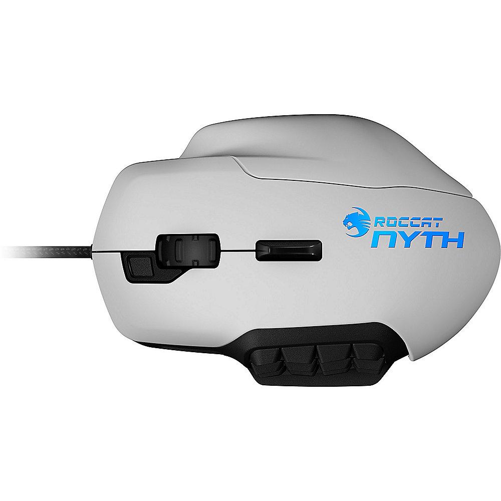 ROCCAT Nyth Gaming Maus modular MMO RGB weiß ROC-11-901
