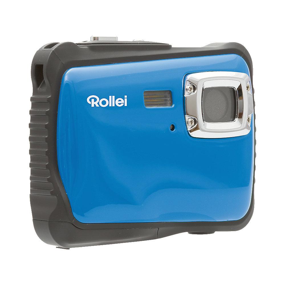 Rollei Sportsline 64 wasserdichte Kompaktkamera blau