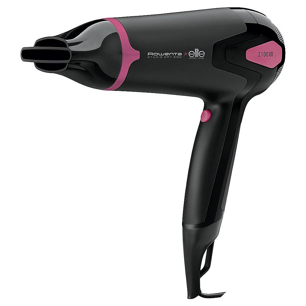 Rowenta CV5312 Studio Dry Elite Haartrockner schwarz/pink