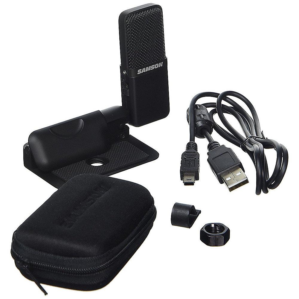 Samson Go Mic Clip-On, USB Kondensatormikrofon (schwarz)