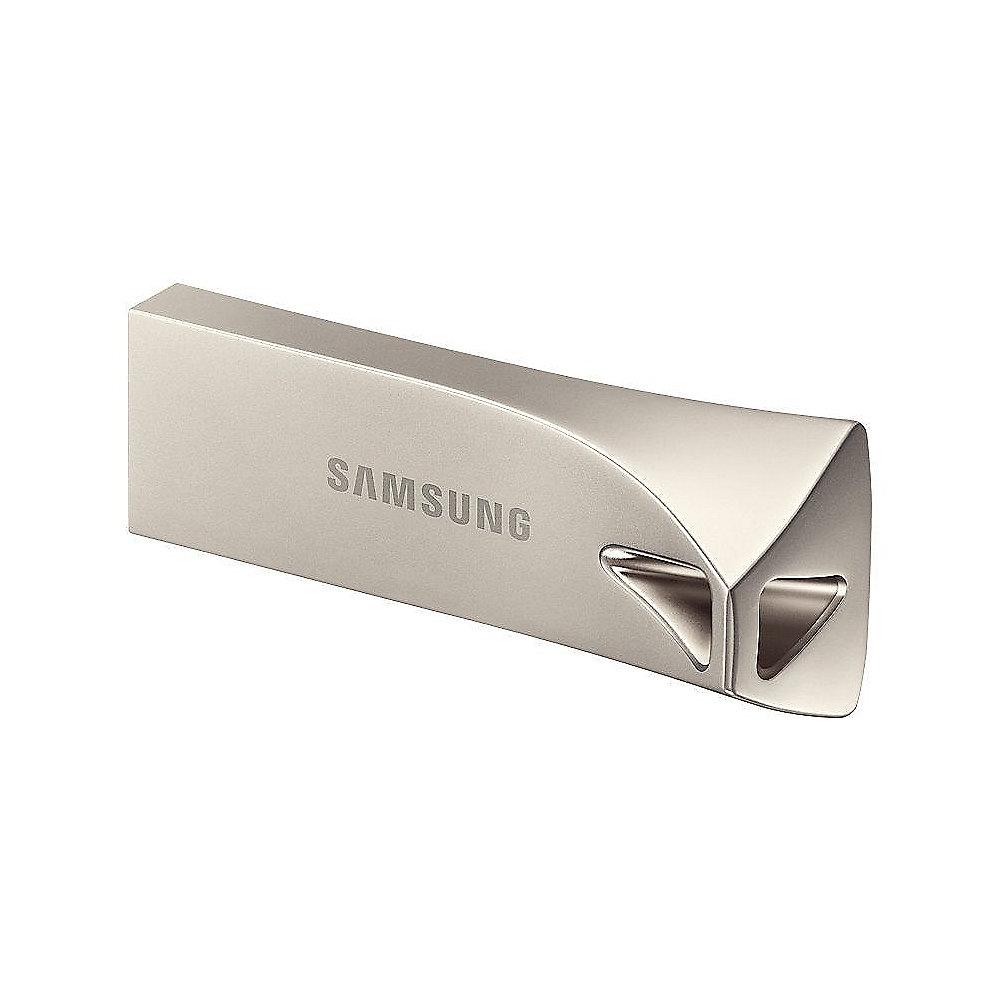 Samsung BAR Plus 256GB Flash Drive 3.1 USB Stick Metallgehäuse silber