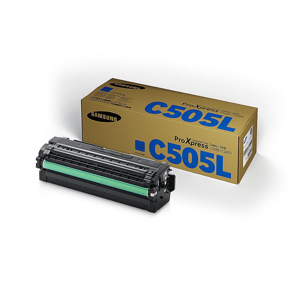 Samsung CLT-C505L Original Toner Cyan für ca. 3.500 Seiten