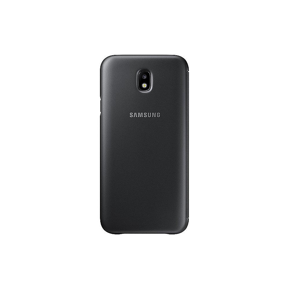 Samsung EF-WJ730 Wallet Cover für Galaxy J7 (2017) schwarz