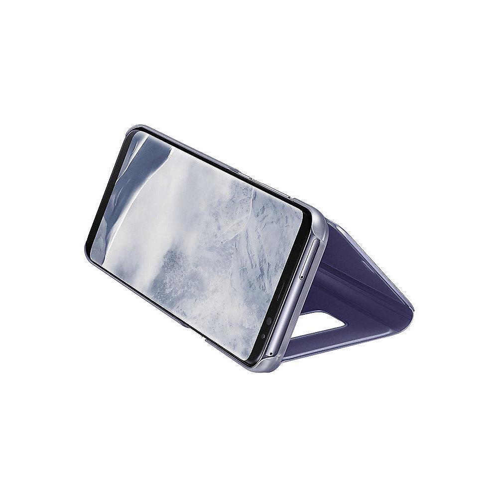 Samsung EF-ZG955 Clear View Standing Cover für Galaxy S8  violett