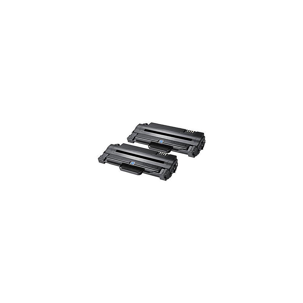 Samsung MLT-D1052L/ELS Toner hohe Kapazität schwarz Doppelpack 2x2.500 Seiten