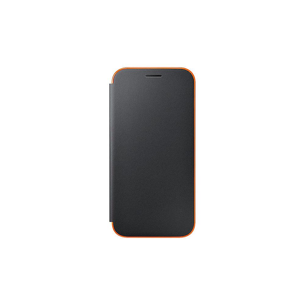 Samsung Neon Flip Cover EF-FA520 für Galaxy A5 (2017), Schwarz