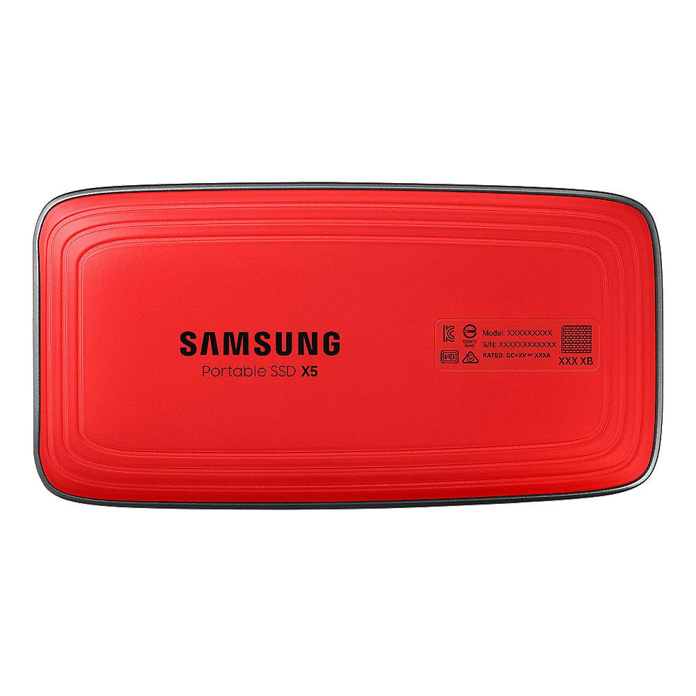 Samsung Portable SSD X5 500GB Thunderbolt 3 grau