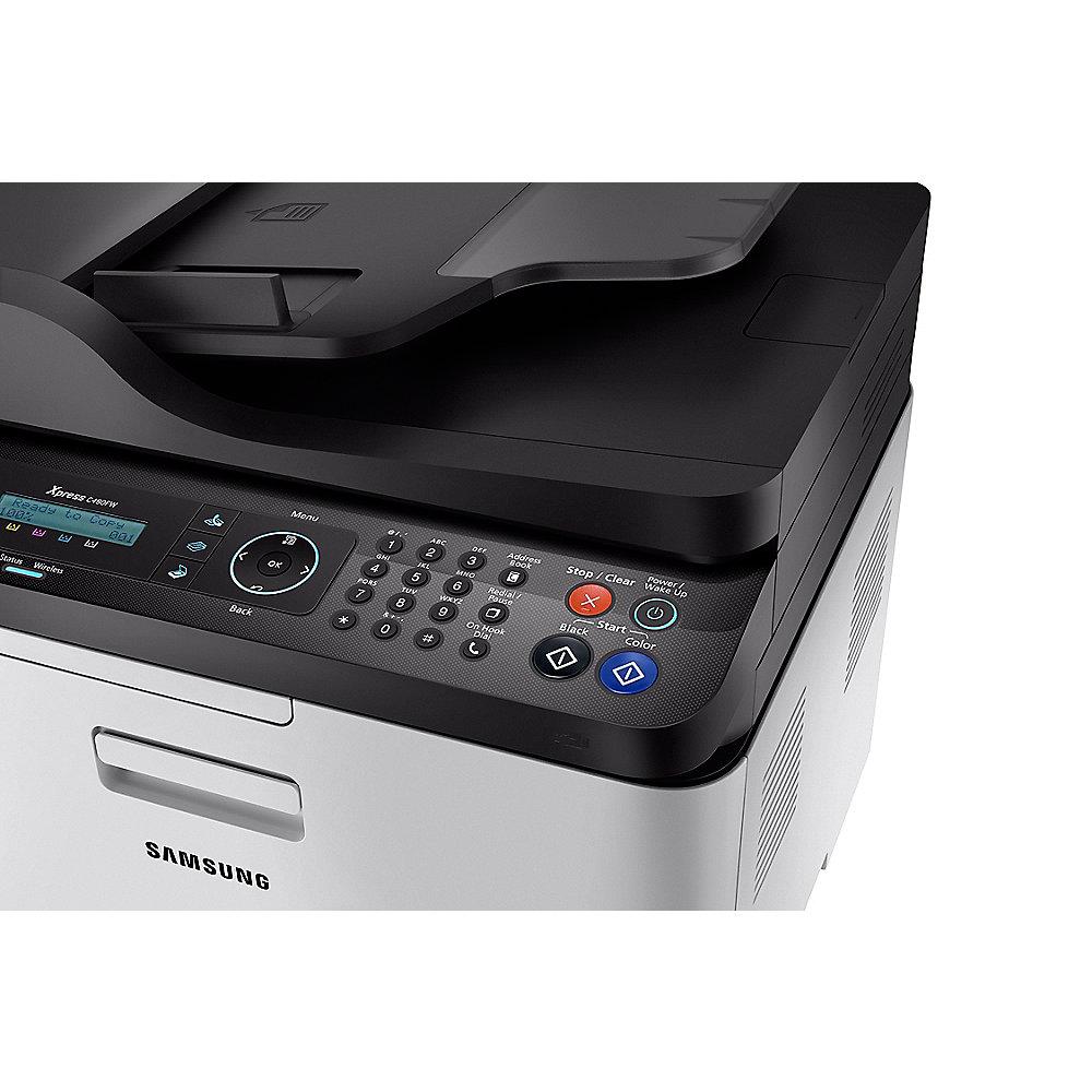 Samsung Xpress C480FW Farblaserdrucker Scanner Kopierer Fax WLAN LAN NFC