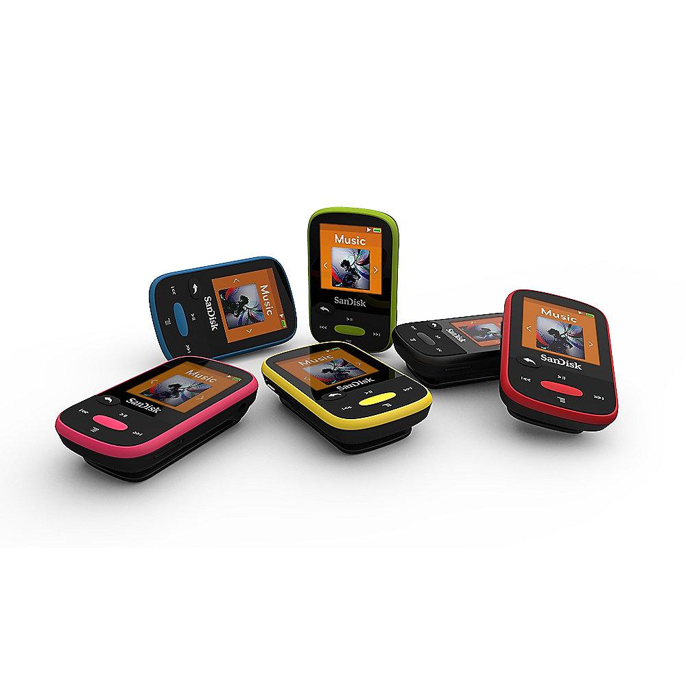 SanDisk Clip Sport MP3 Player 4GB gelb, SanDisk, Clip, Sport, MP3, Player, 4GB, gelb