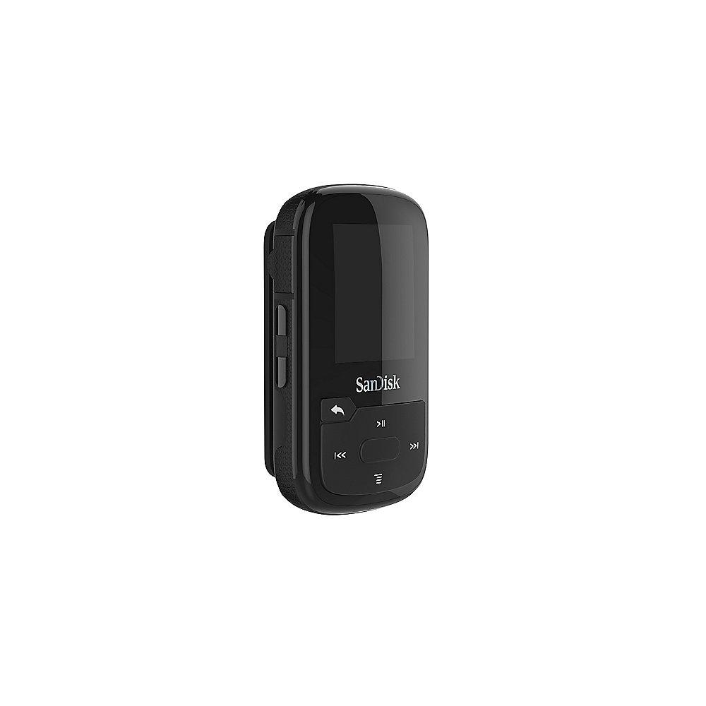 SanDisk Clip Sport Plus MP3 Player 16GB schwarz, SanDisk, Clip, Sport, Plus, MP3, Player, 16GB, schwarz