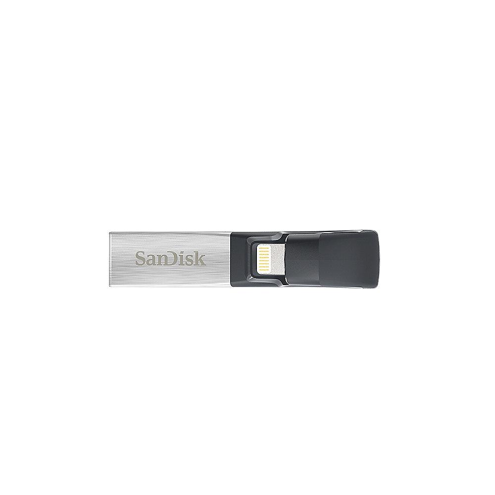 SanDisk iXpand 64GB V2 Lightning und USB 3.0 Stick, SanDisk, iXpand, 64GB, V2, Lightning, USB, 3.0, Stick