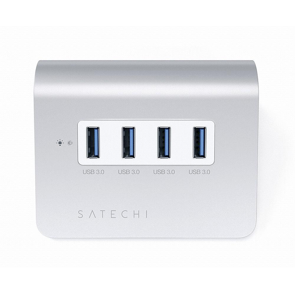 Satechi USB 3.0-Hub 4-Port Aluminium Hub V2, Satechi, USB, 3.0-Hub, 4-Port, Aluminium, Hub, V2