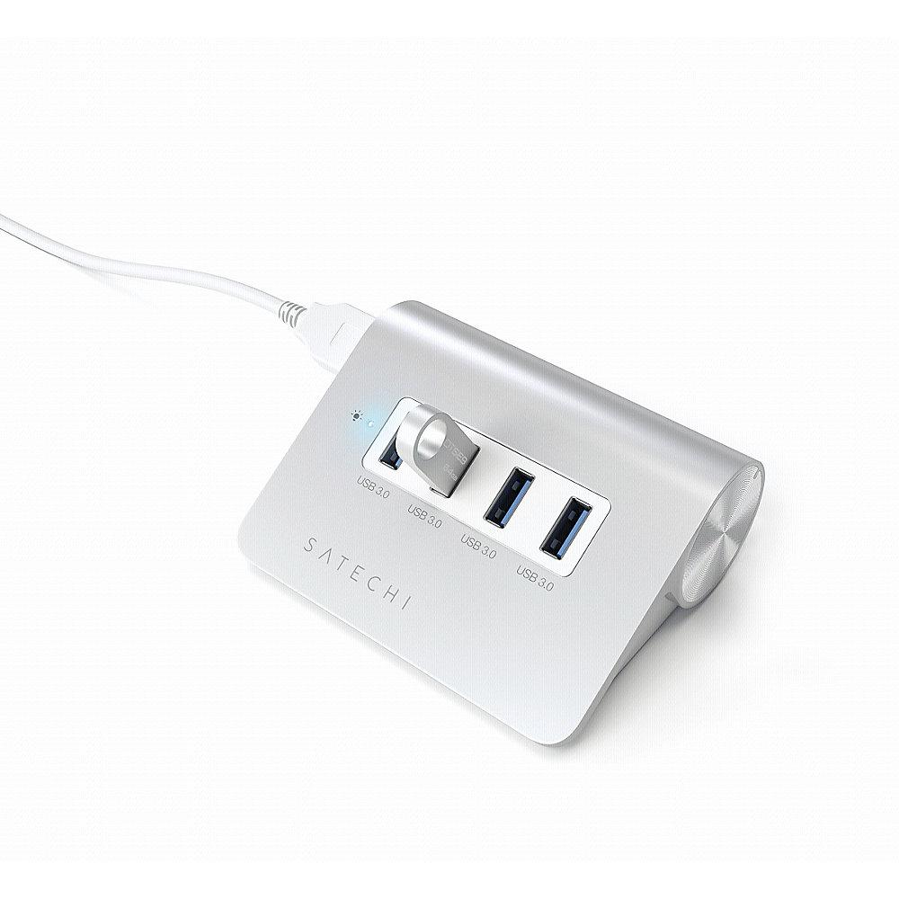 Satechi USB 3.0-Hub 4-Port Aluminium Hub V2, Satechi, USB, 3.0-Hub, 4-Port, Aluminium, Hub, V2