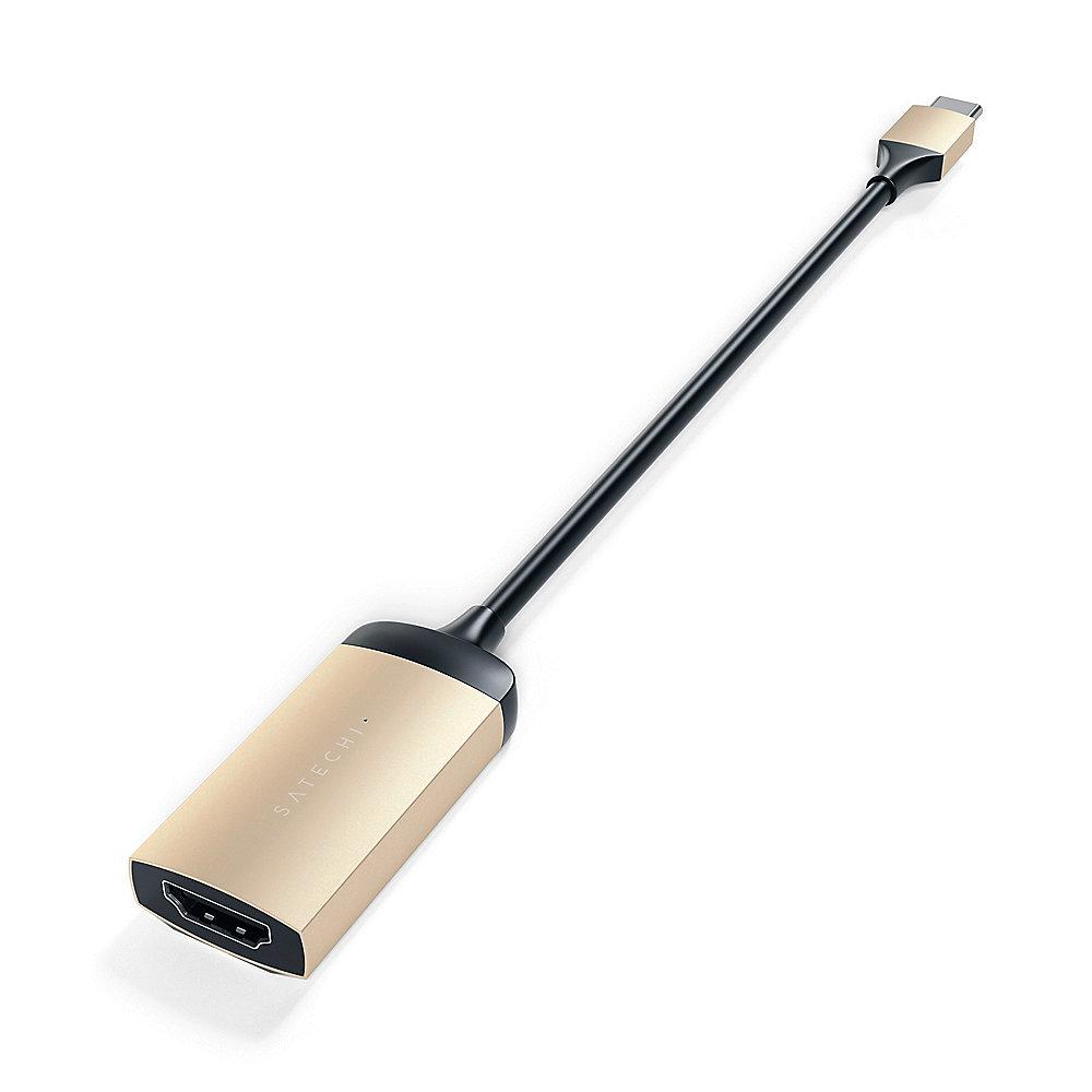 Satechi USB-C auf 4K HDMI Adapter Gold, Satechi, USB-C, 4K, HDMI, Adapter, Gold