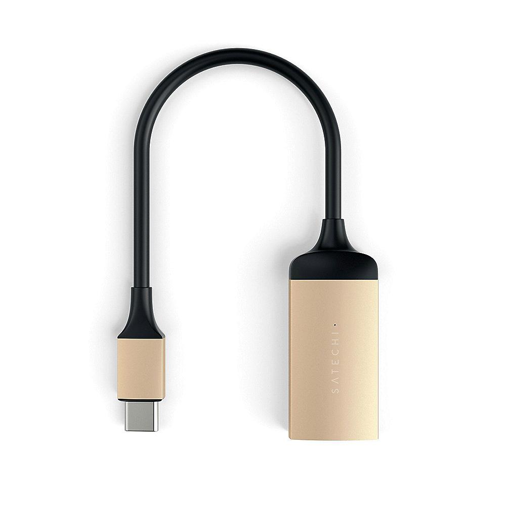 Satechi USB-C auf 4K HDMI Adapter Gold, Satechi, USB-C, 4K, HDMI, Adapter, Gold