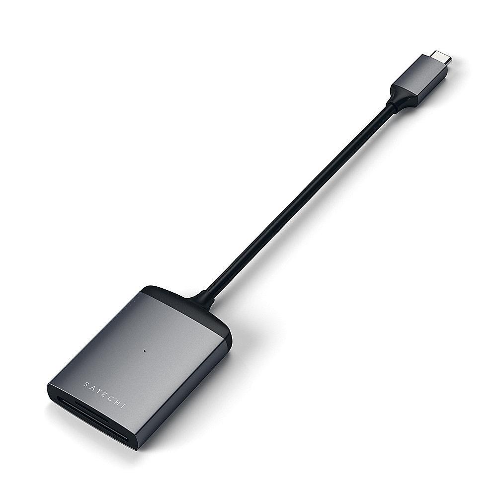 Satechi USB-C UHS-II Micro/SD Card Reader Space Gray, Satechi, USB-C, UHS-II, Micro/SD, Card, Reader, Space, Gray