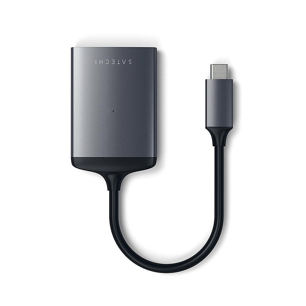 Satechi USB-C UHS-II Micro/SD Card Reader Space Gray, Satechi, USB-C, UHS-II, Micro/SD, Card, Reader, Space, Gray