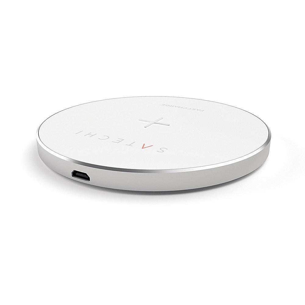 Satechi Wireless Charging Pad silber