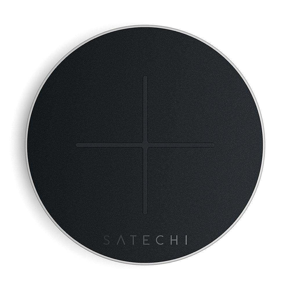 Satechi Wireless Fast-Charging Pad V2 Silber, Satechi, Wireless, Fast-Charging, Pad, V2, Silber