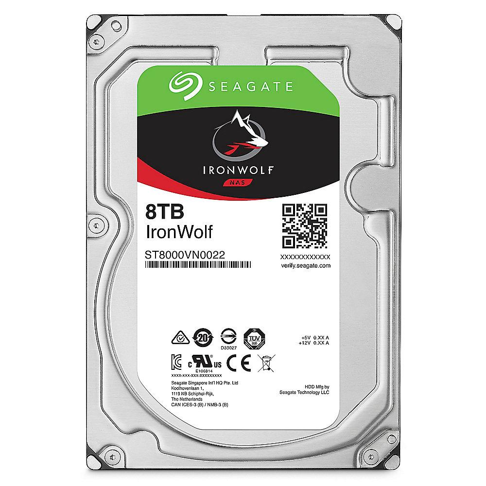 Seagate 2er Set IronWolf NAS HDD ST8000VN0022 - 8TB 7200rpm 256MB 3.5zoll