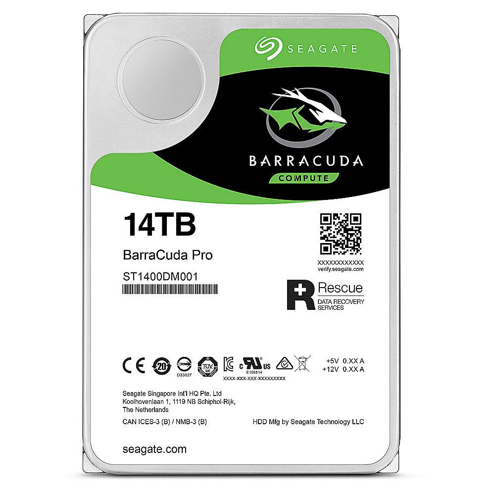 Seagate BarraCuda Pro HDD ST14000DM001 - 14TB 7200rpm 3.5zoll