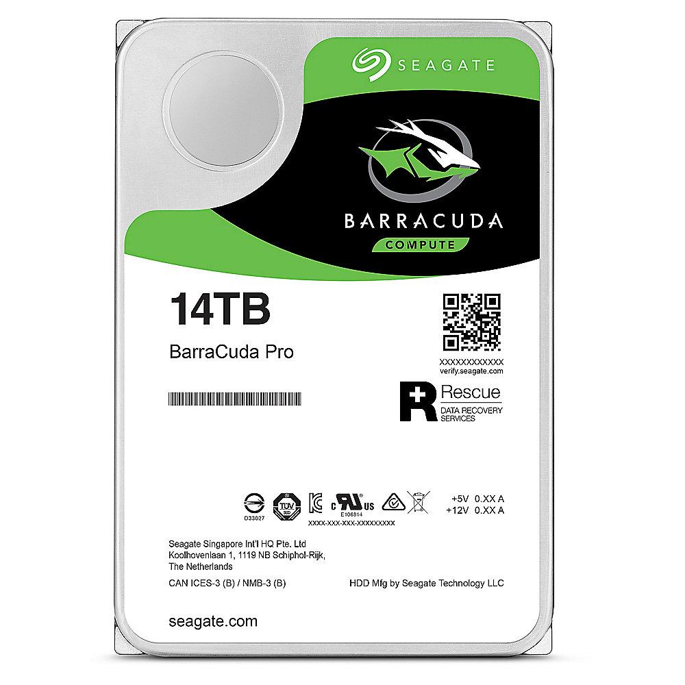 Seagate BarraCuda Pro HDD ST14000DM001 - 14TB 7200rpm 3.5zoll