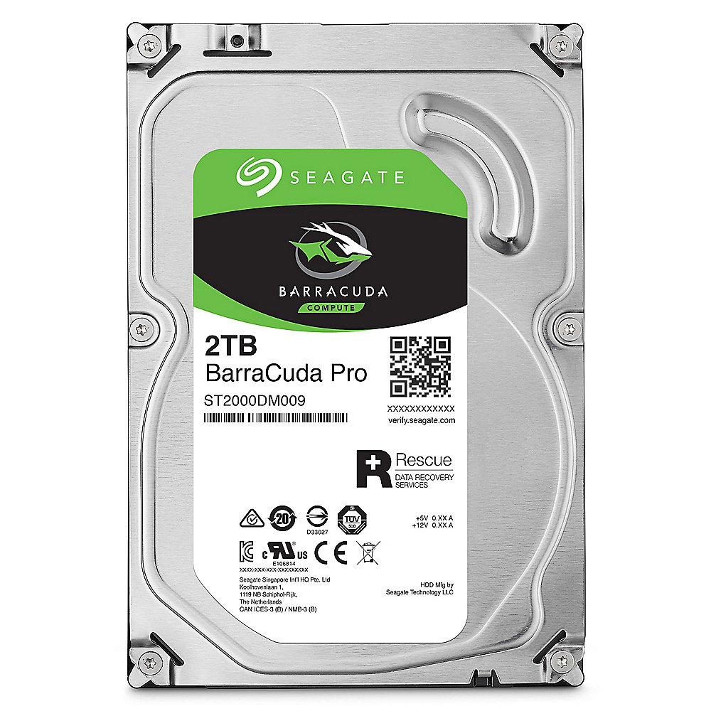 Seagate BarraCuda Pro HDD ST2000DM009 - 2TB 7200rpm 3.5zoll