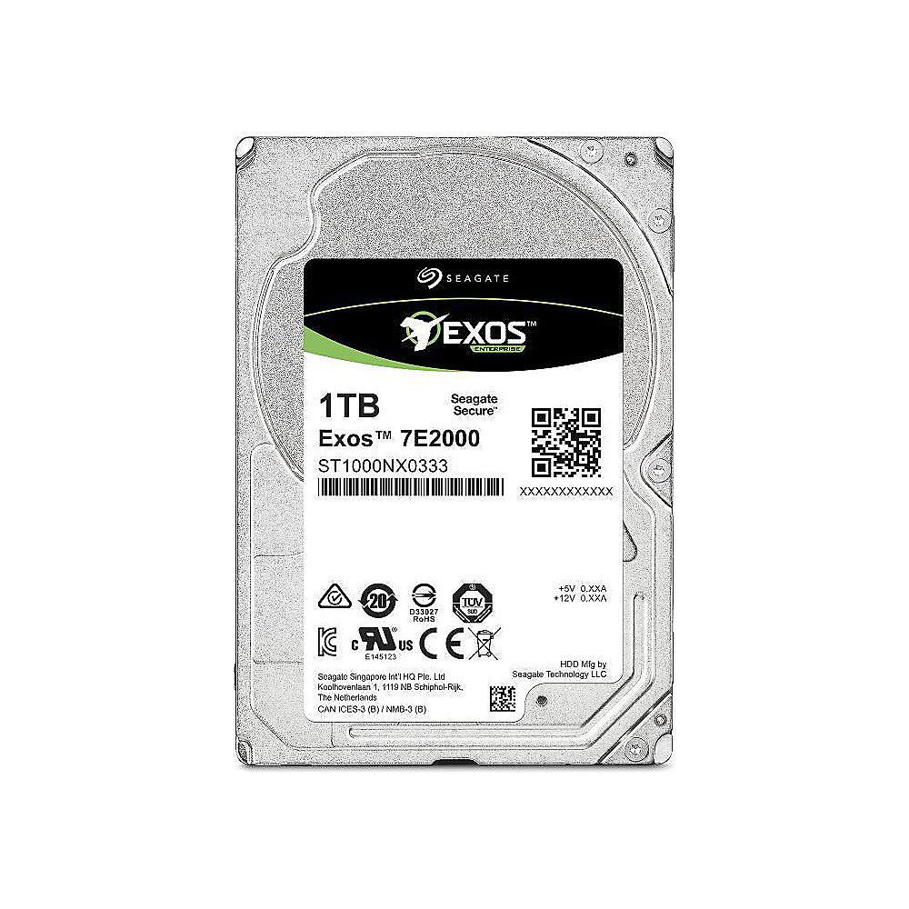 Seagate Exos 7E2000 ST1000NX0303 - 1TB 7200rpm 128MB 4KN 2.5zoll SATA600, Seagate, Exos, 7E2000, ST1000NX0303, 1TB, 7200rpm, 128MB, 4KN, 2.5zoll, SATA600