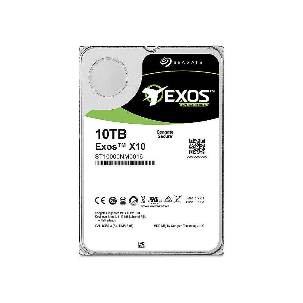 Seagate Exos X10 ST10000NM0146 - 10TB 7200rpm 256MB 4KN 3.5zoll SATA600