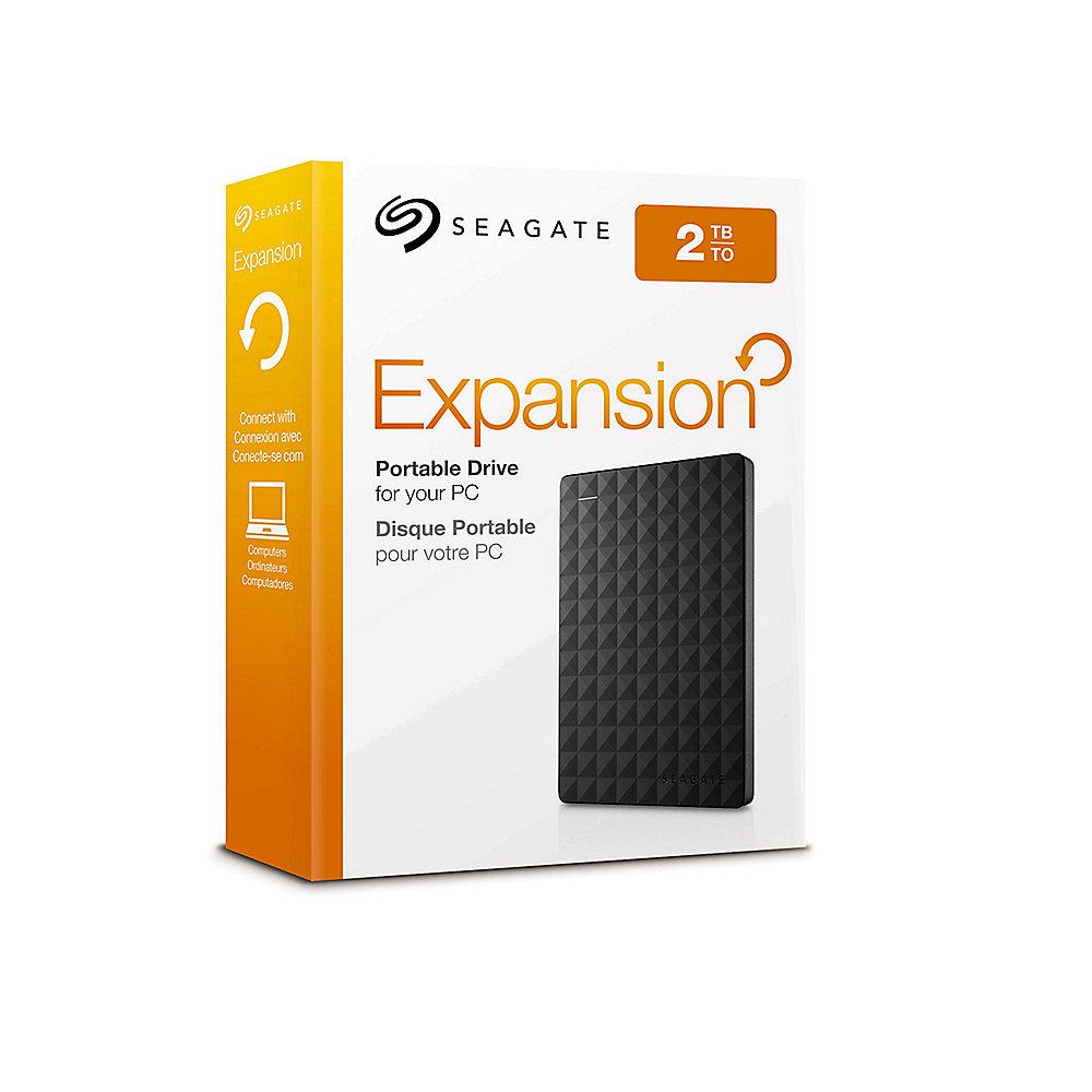 Seagate Expansion Desktop Drive USB3.0 - 2TB 3.5Zoll Schwarz