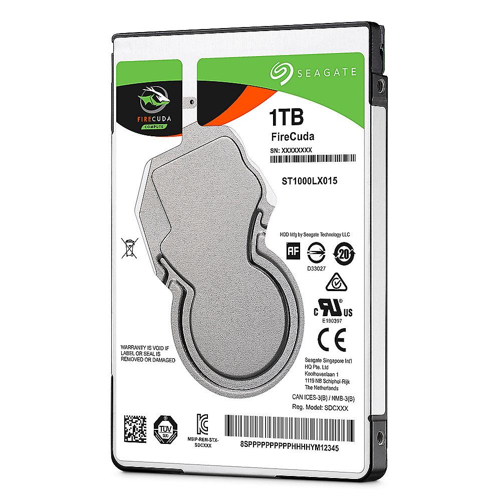 Seagate FireCuda SSHD ST1000LX015 - 1TB 5400rpm 128MB 2.5zoll SATA600