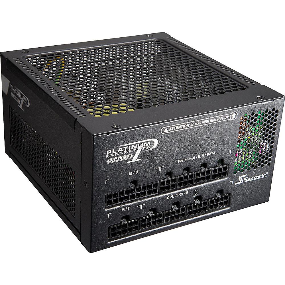 Seasonic Platinum-400 Fanless 400W ATX Netzteil modular passiv, Seasonic, Platinum-400, Fanless, 400W, ATX, Netzteil, modular, passiv