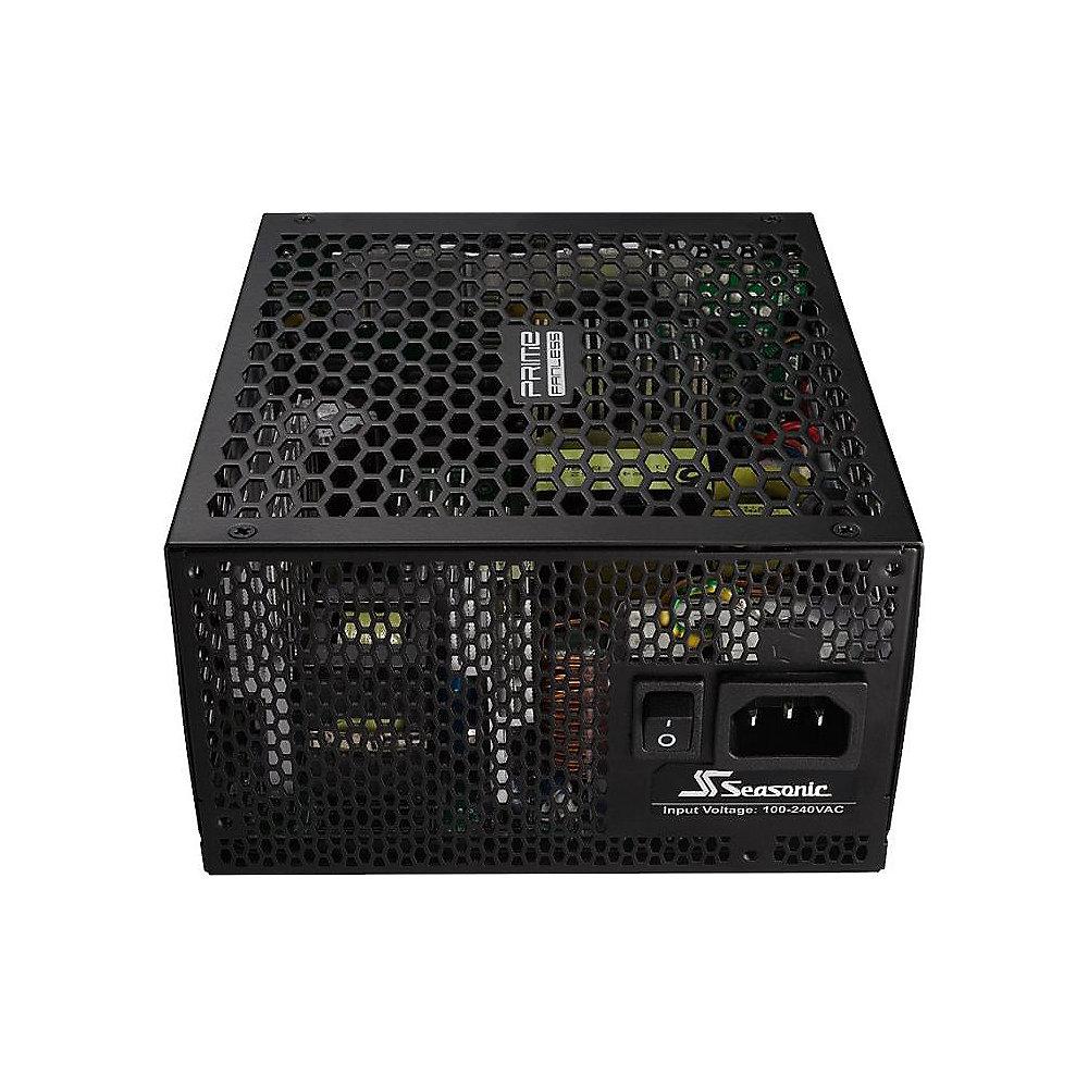 Seasonic Prime Titanium Fanless 600W ATX Netzteil modular passiv, Seasonic, Prime, Titanium, Fanless, 600W, ATX, Netzteil, modular, passiv