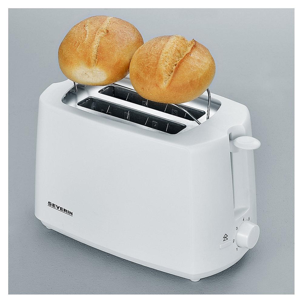 Severin AT 2288 Automatik Toaster weiß