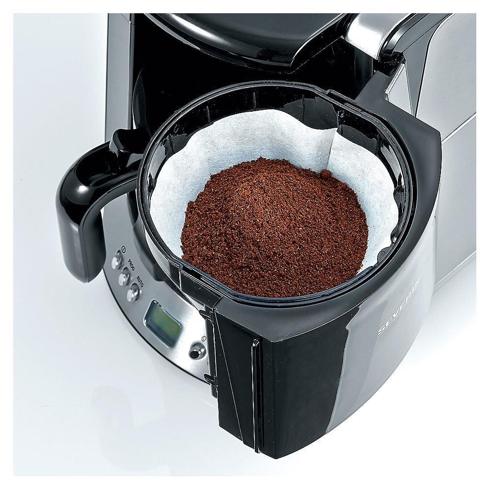 Severin KA 4460 Kaffeautomat mit Timer Supreme Edelstahl-schwarz