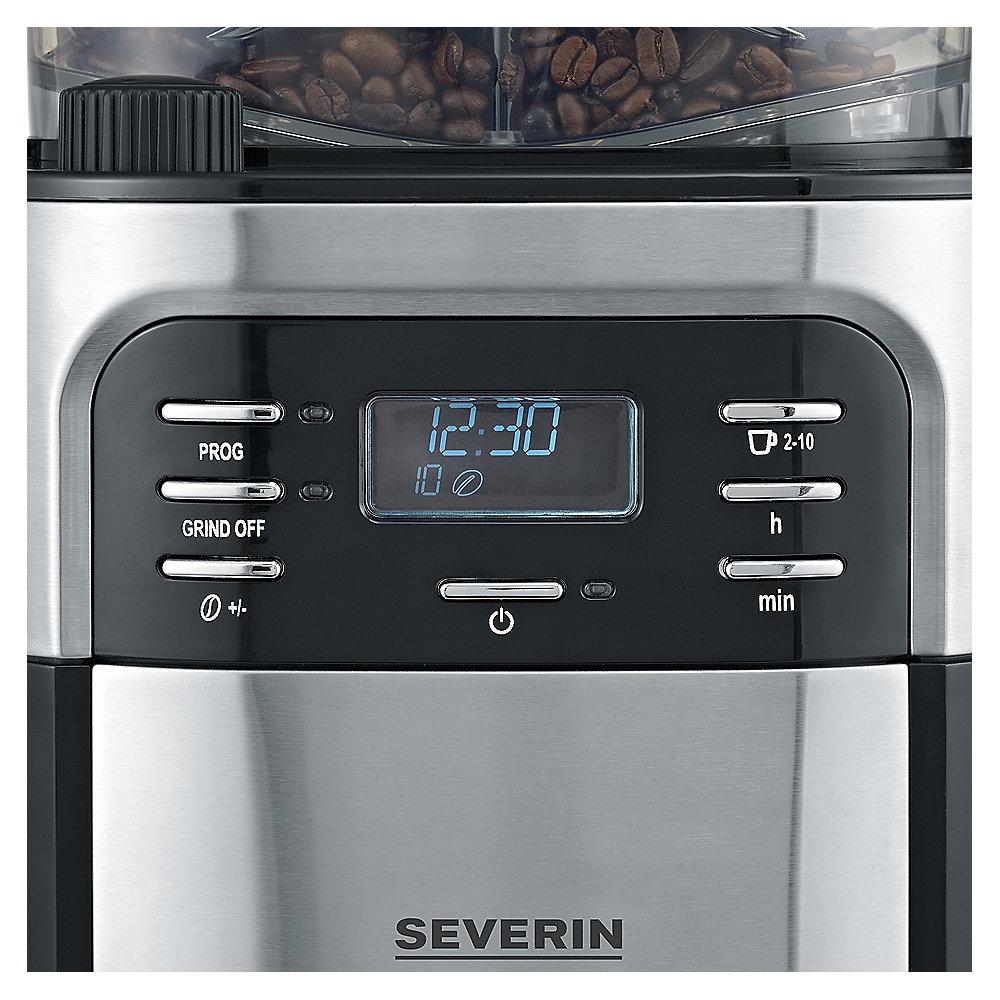 Severin KA 4810 Kaffeautomat Schwarz-Edelstahl