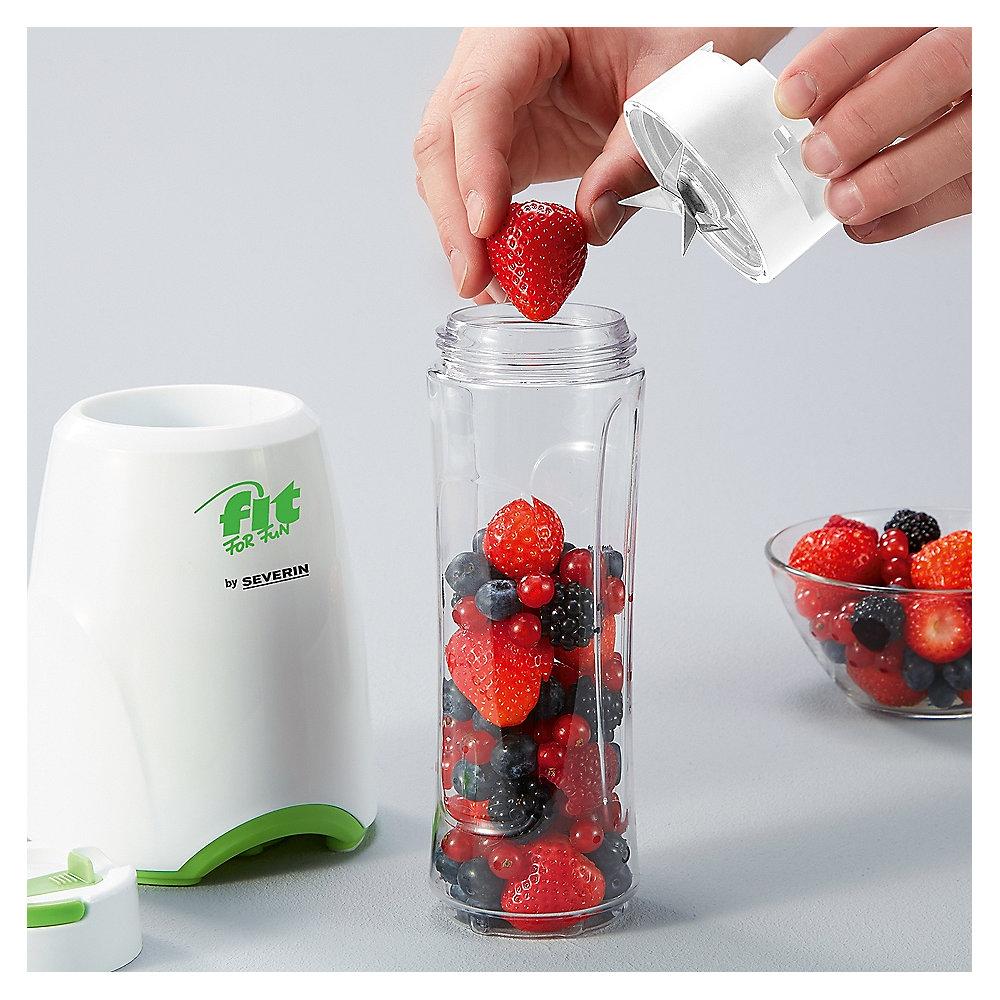 Severin SM 3735 Smoothie Mix&Go Mixer mit Trinkbehälter