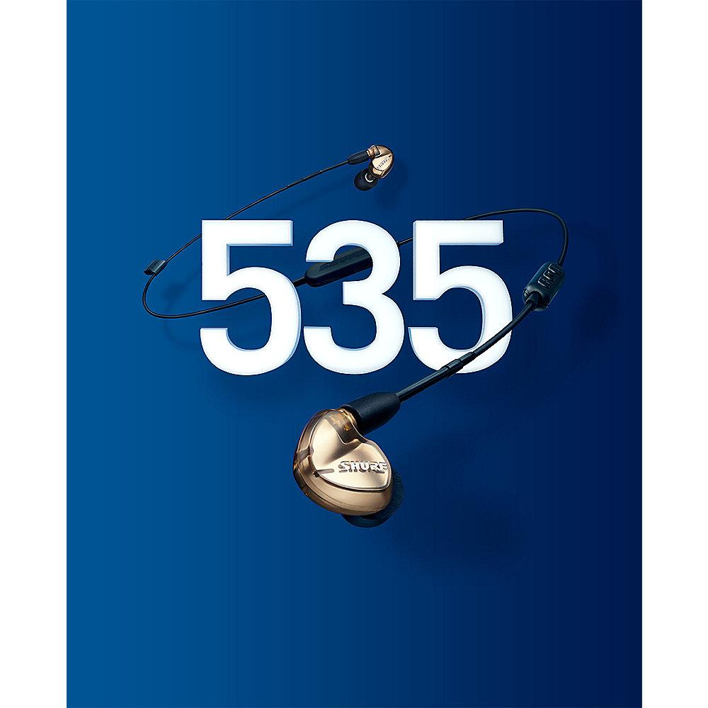 Shure SE535 Sound Isolating In Ear Kopfhörer mit BT, Bronze