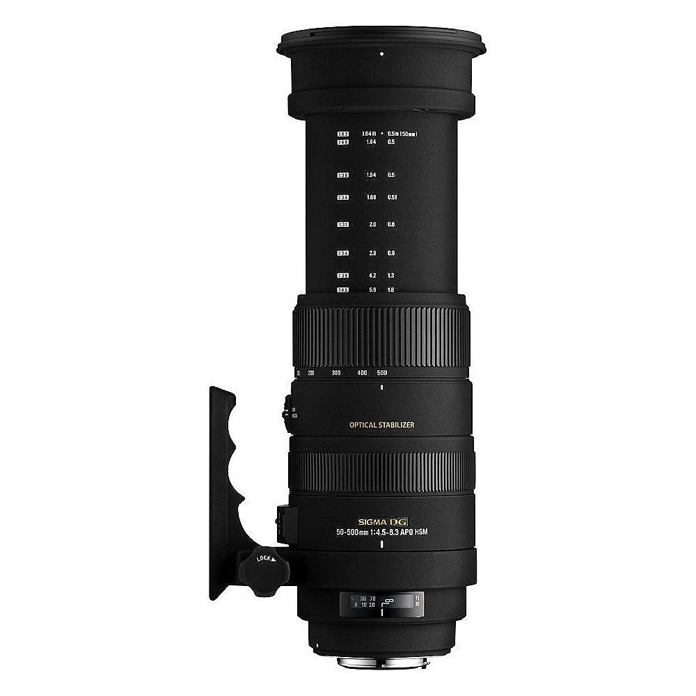 Sigma 50-500mm f/4.5-6.3 DG OS HSM Tele Zoom Objektiv für Canon, Sigma, 50-500mm, f/4.5-6.3, DG, OS, HSM, Tele, Zoom, Objektiv, Canon