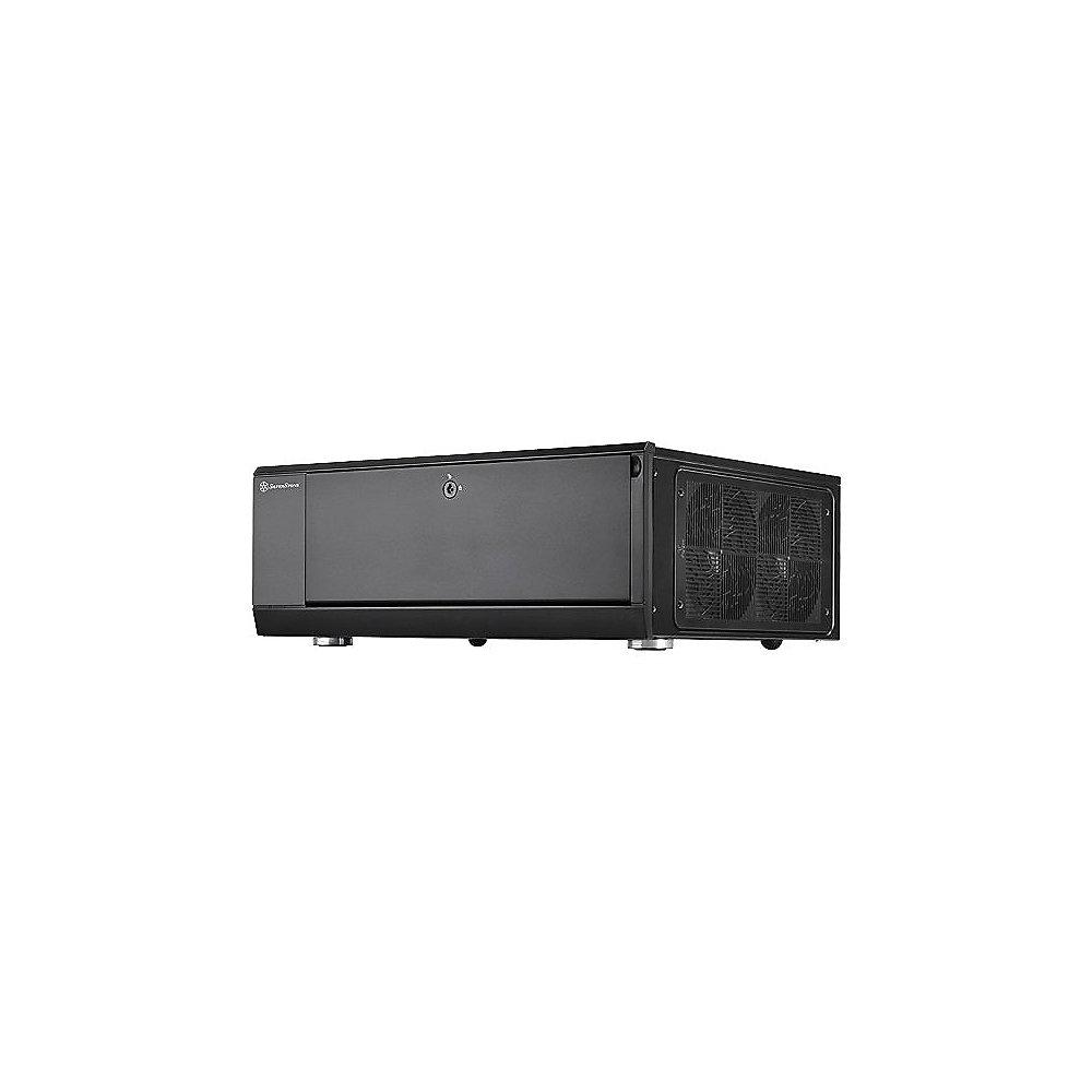 SilverStone GRANDIA GD10 HTPC-Gehäuse ATX/mATX  USB3.0 black