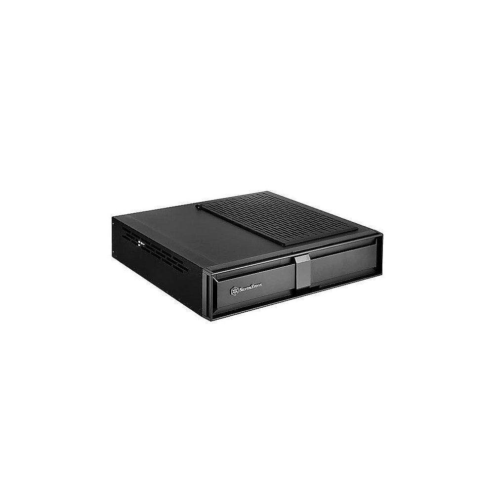 SilverStone Milo Slim HTPC Mini-ITX Gehäuse SST-ML08B USB3.0 schwarz