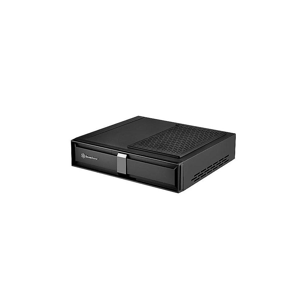 SilverStone Milo Slim HTPC Mini-ITX Gehäuse SST-ML08B USB3.0 schwarz