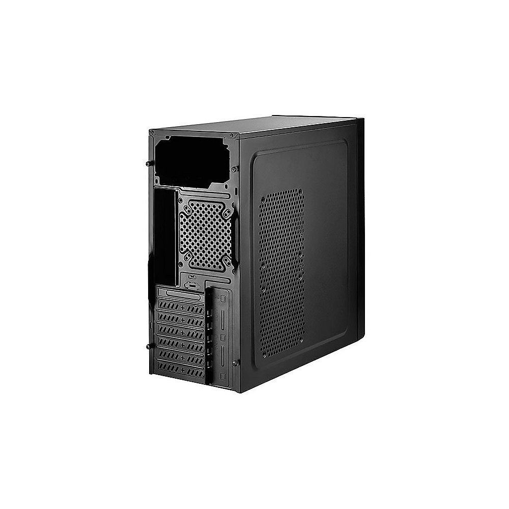 SilverStone Precision Series PS13B Midi Tower ATX Gehäuse in schwarz