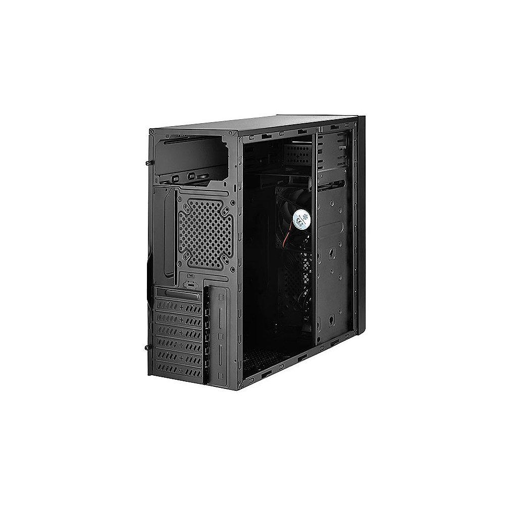 SilverStone Precision Series PS13B Midi Tower ATX Gehäuse in schwarz