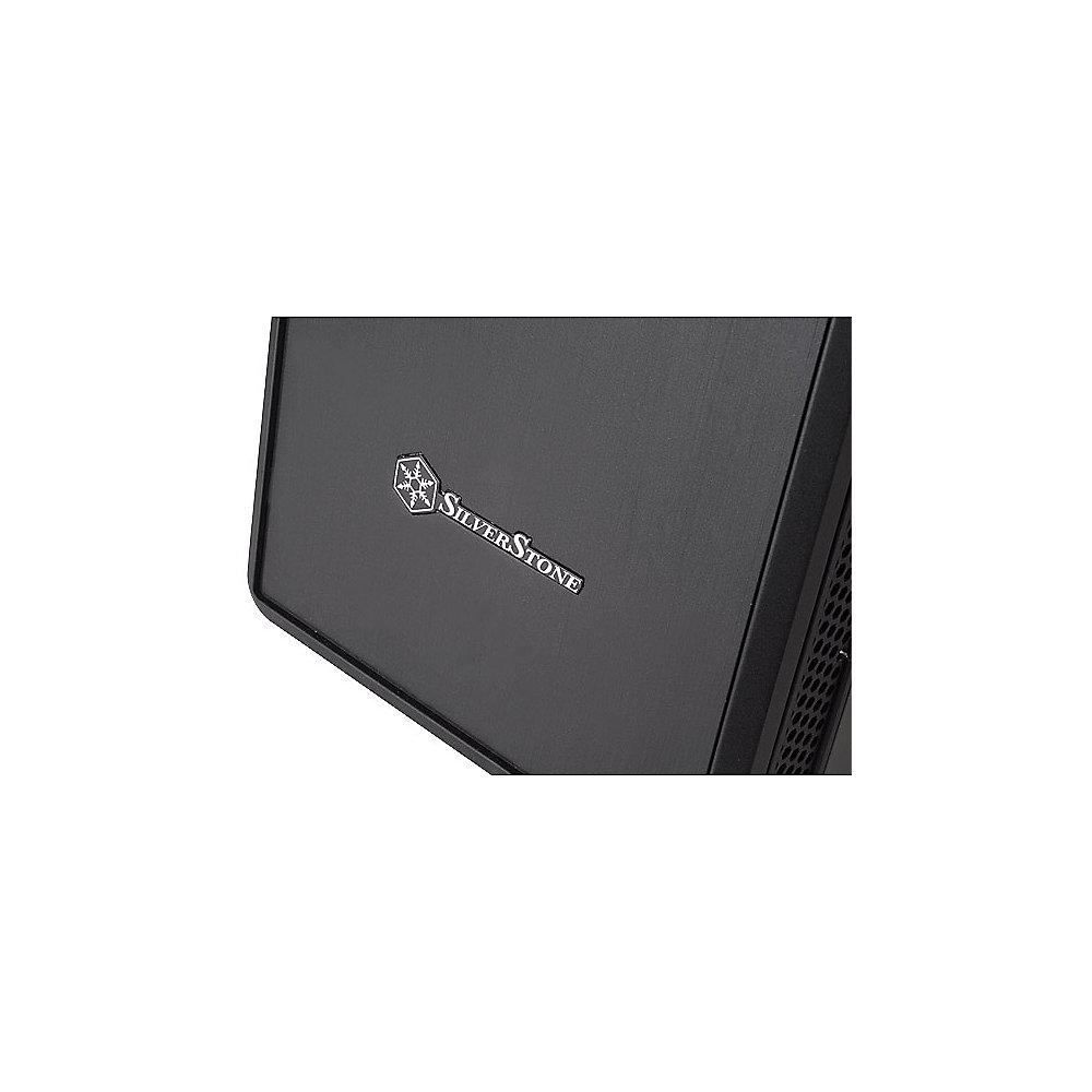 SilverStone Precision Series SST-PS09B USB3.0 mATX Gehäuse schallgedämmt schwarz, SilverStone, Precision, Series, SST-PS09B, USB3.0, mATX, Gehäuse, schallgedämmt, schwarz