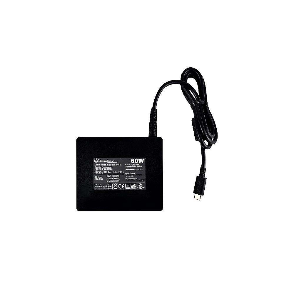 SilverStone SST-AD60-C Notebook Netzteil 60 Watt, SilverStone, SST-AD60-C, Notebook, Netzteil, 60, Watt