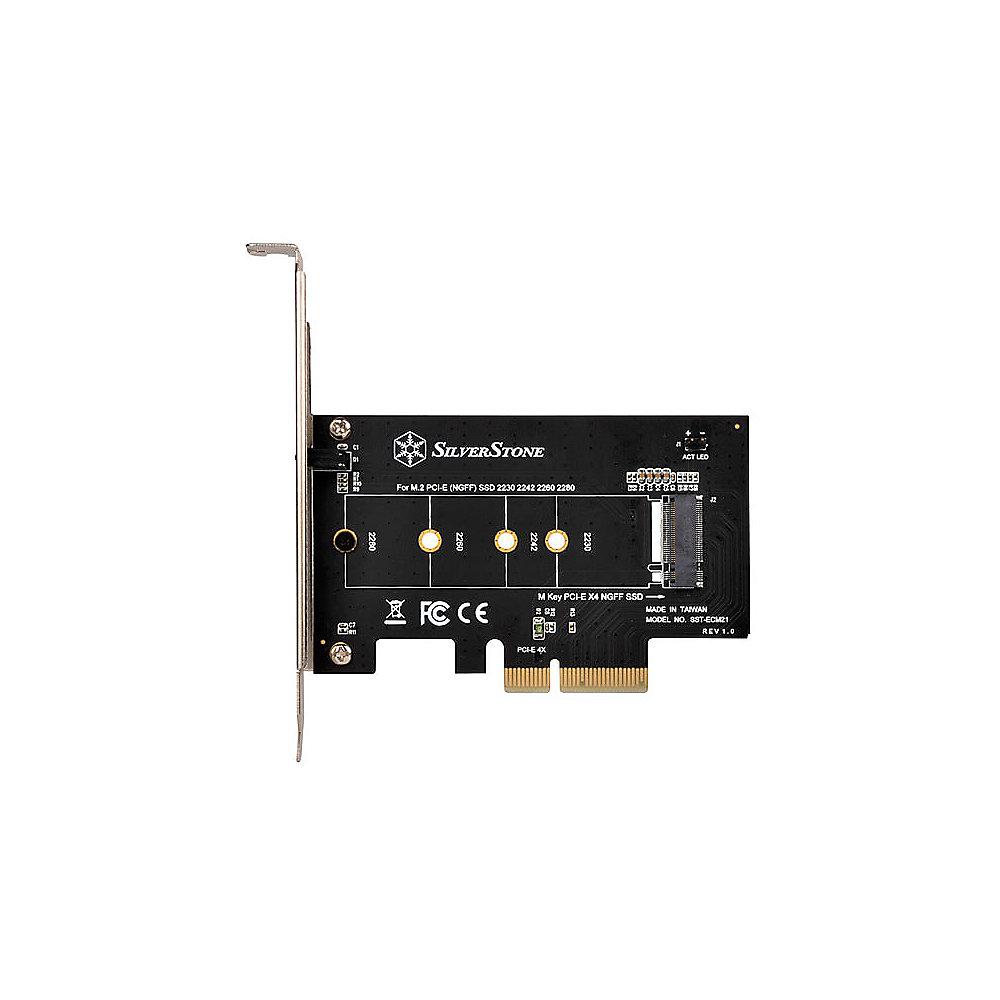 SilverStone SST-ECM21 Adapterkarte  M.2 zu PCIe x4
