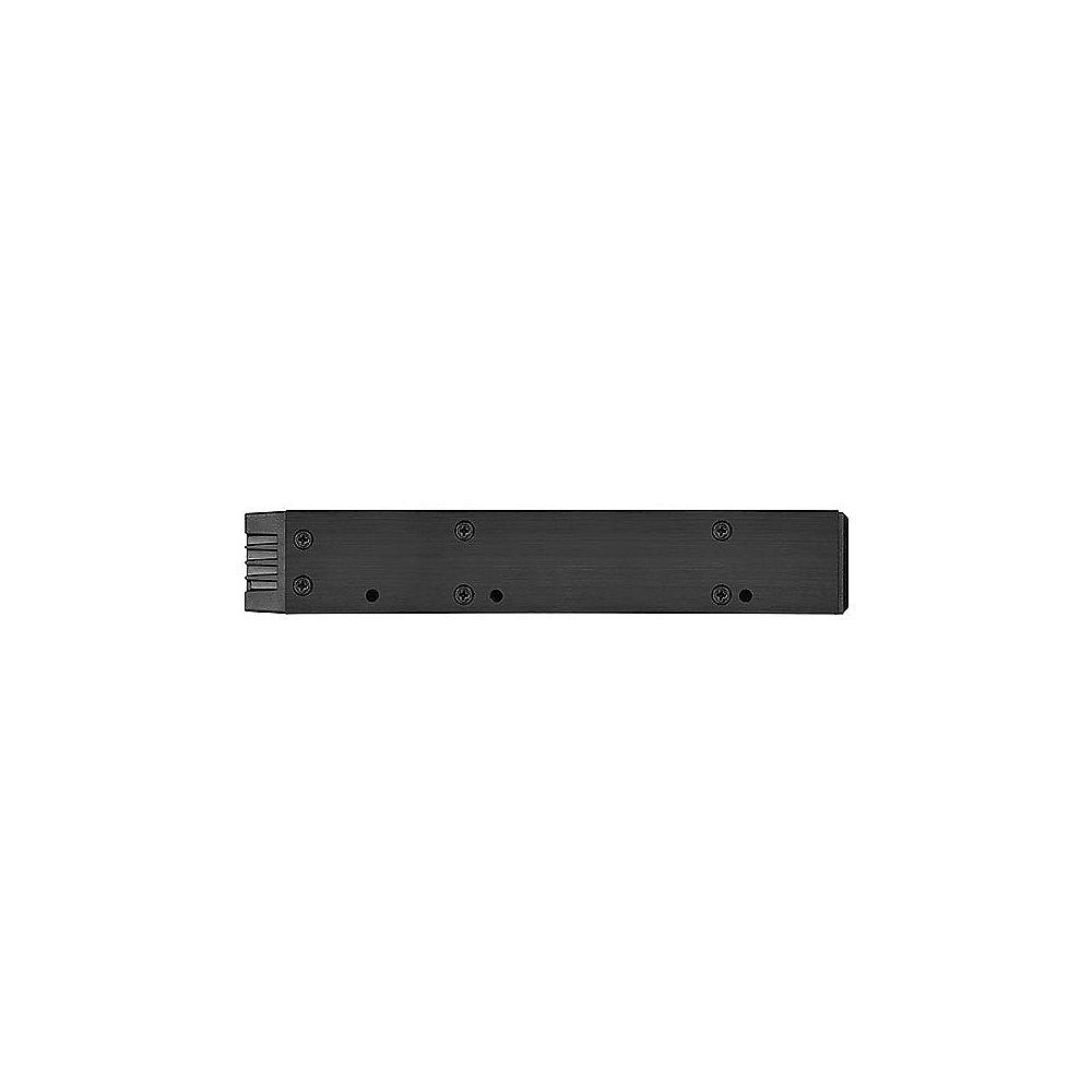 SilverStone SST-FS202B 3.5 Zoll Einbauschacht für 2x 2,5 Zoll Festplatten/SSD, SilverStone, SST-FS202B, 3.5, Zoll, Einbauschacht, 2x, 2,5, Zoll, Festplatten/SSD