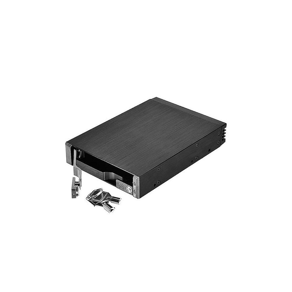 SilverStone SST-FS202B 3.5 Zoll Einbauschacht für 2x 2,5 Zoll Festplatten/SSD, SilverStone, SST-FS202B, 3.5, Zoll, Einbauschacht, 2x, 2,5, Zoll, Festplatten/SSD
